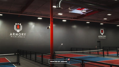 Armory Pickleball club wall graphics by Ardor Printing, view 6