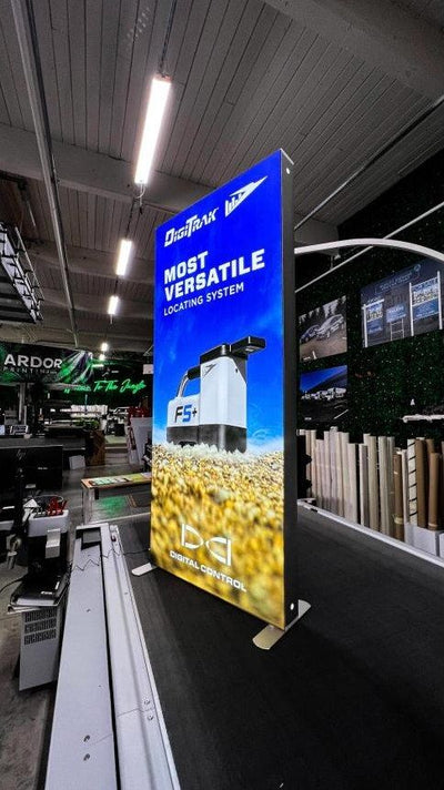 DigiTrak F5+ backlit SEGO fabric lightbox display by Ardor Printing, view 21
