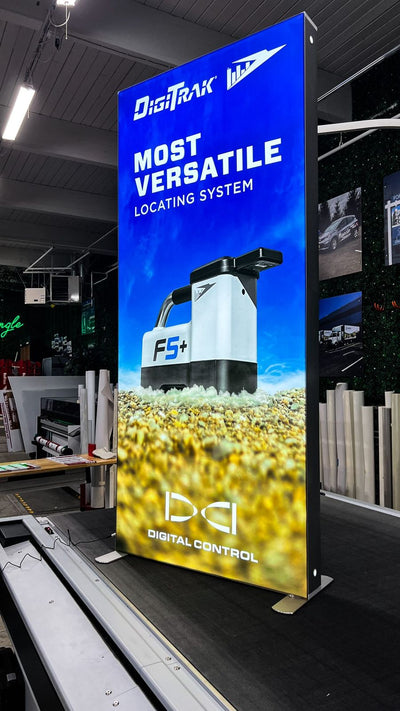 DigiTrak F5+ backlit SEGO fabric lightbox display by Ardor Printing, view 27