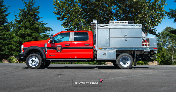 Fire department truck graphics in Snohomish WA