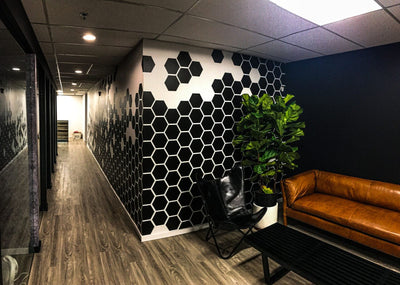 Heaton Dainard seamless wall graphic in Bellevue by Ardor Printing