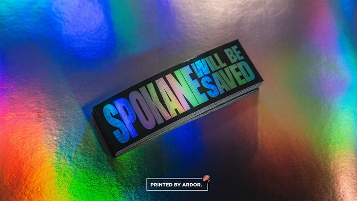 Custom holographic stickers