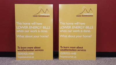 HopeSource foam board signs by Ardor Printing