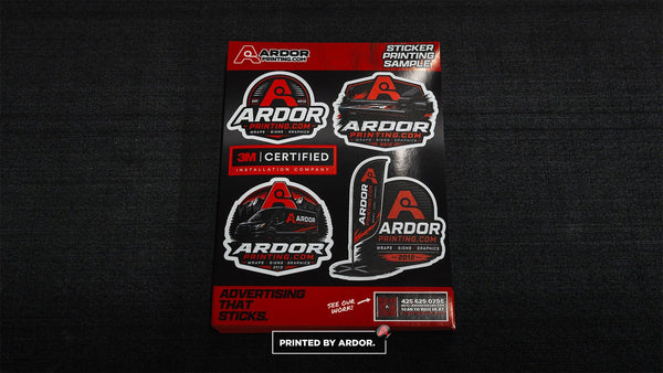 Kiss Cut Sticker Sheets printed by Ardor Printing