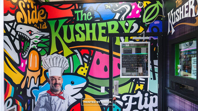 The Kushery Everett graffiti-style wall mural by Ardor Printing, view 4