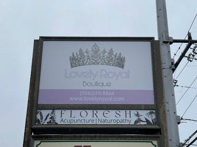 Multi-tenant pylon sign panels by Ardor Printing, view 3