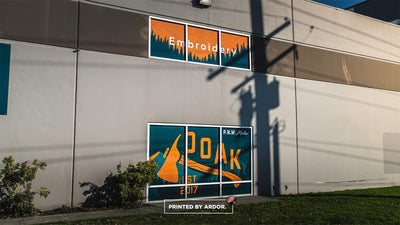 Ooak Prints storefront window graphics and signage, view 14 by Ardor Printing