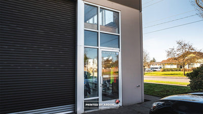 Ooak Prints storefront window graphics and signage, view 6 by Ardor Printing