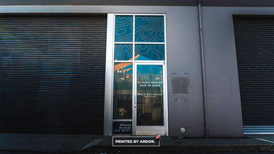 Ooak Prints storefront window graphics and signage, view 9 by Ardor Printing