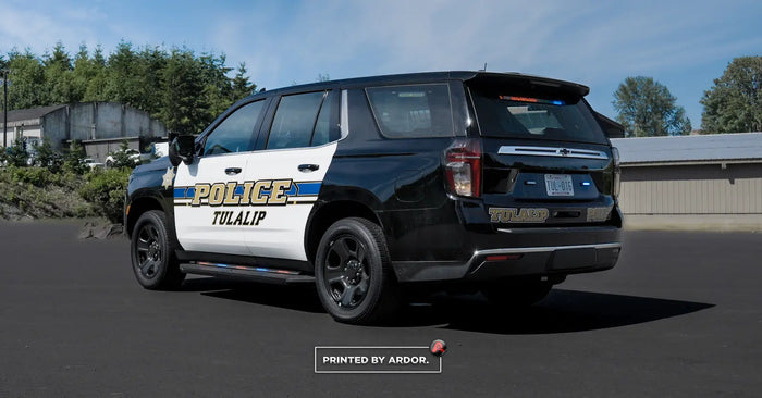 Tulalip Police Chevy Tahoe patrol vehicle graphics