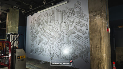 Reuben's Brews brewery wall wrap by Ardor Printing, view 5