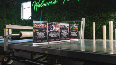 Tabletop mini retractable banners printed by Ardor Printing, view 4