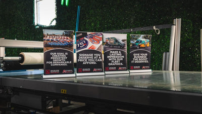 Tabletop mini retractable banners printed by Ardor Printing, view 5