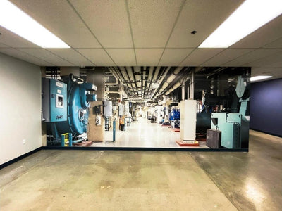 University Mechanical Contractors headquarters office wall graphics by Ardor Printing, view 14