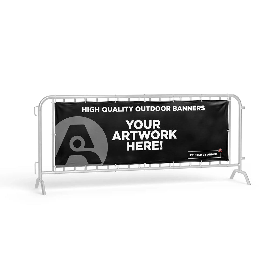 Custom Printed 13oz. Outdoor Banners Hemmed with Grommets