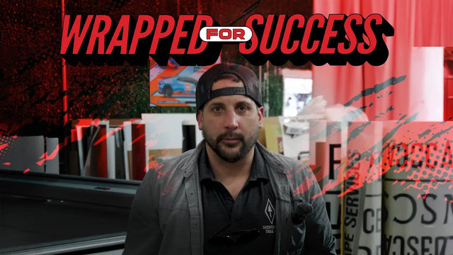Wrapped for Success Episode 3 title card: Snohomish Tree Company interview filmed in a print shop