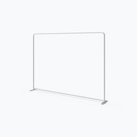 10ft straight tension fabric display frame with aluminum feet, hardware only