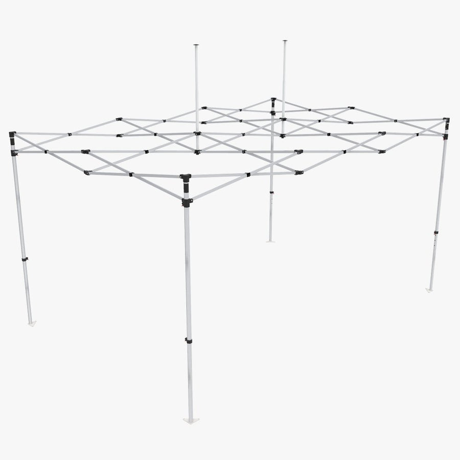 10 x 15 ft event tent aluminum frame fully expanded