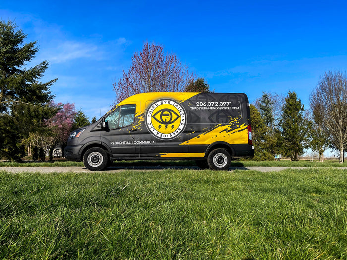 Third Eye Painting Ford Transit Wrap by Ardor Printing, Seattle, WA