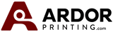 Ardor Printing Logo for white background.