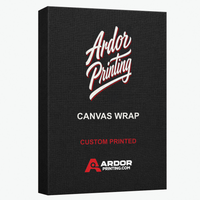 Custom canvas wrap print on a 1.5 in gallery wrap frame with Ardor Printing branding