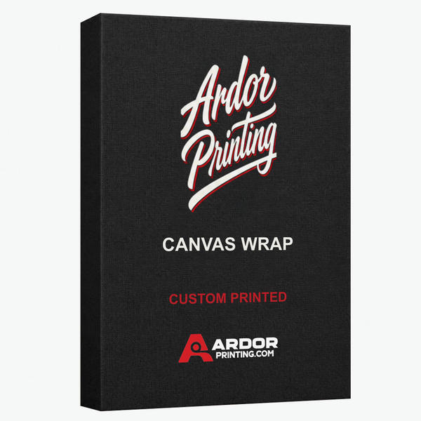 Gallery wrapped canvas print on a 1.5 inch deep frame