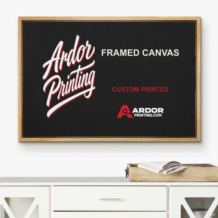 Custom Framed Canvas
