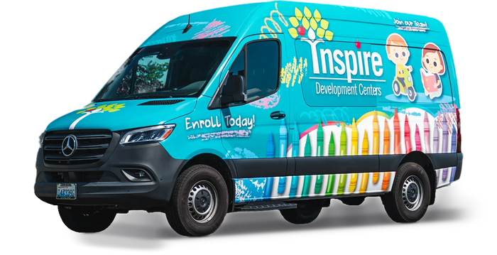Inspire Development Centers Mercedes Sprinter van wrap by Ardor Printing