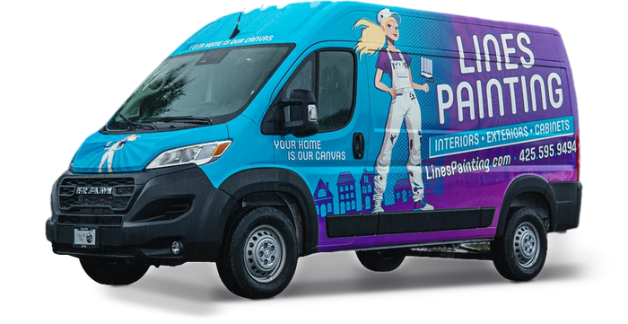 Lines Painting Ram ProMaster van wrap by Ardor Printing