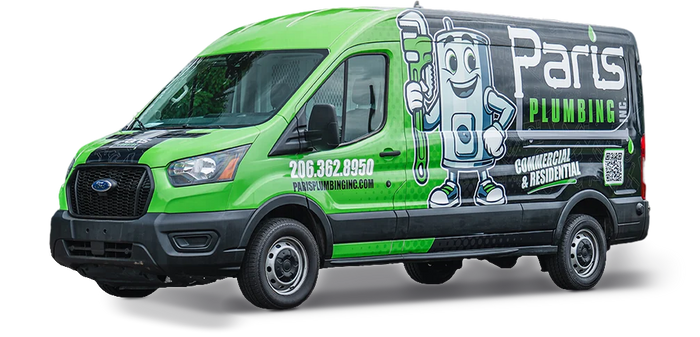 Paris Plumbing Ford Transit van wrap by Ardor Printing