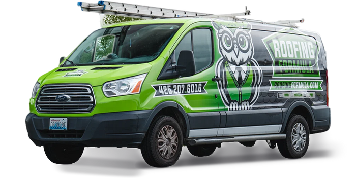 Roofing Formula Ford Transit van wrap by Ardor Printing