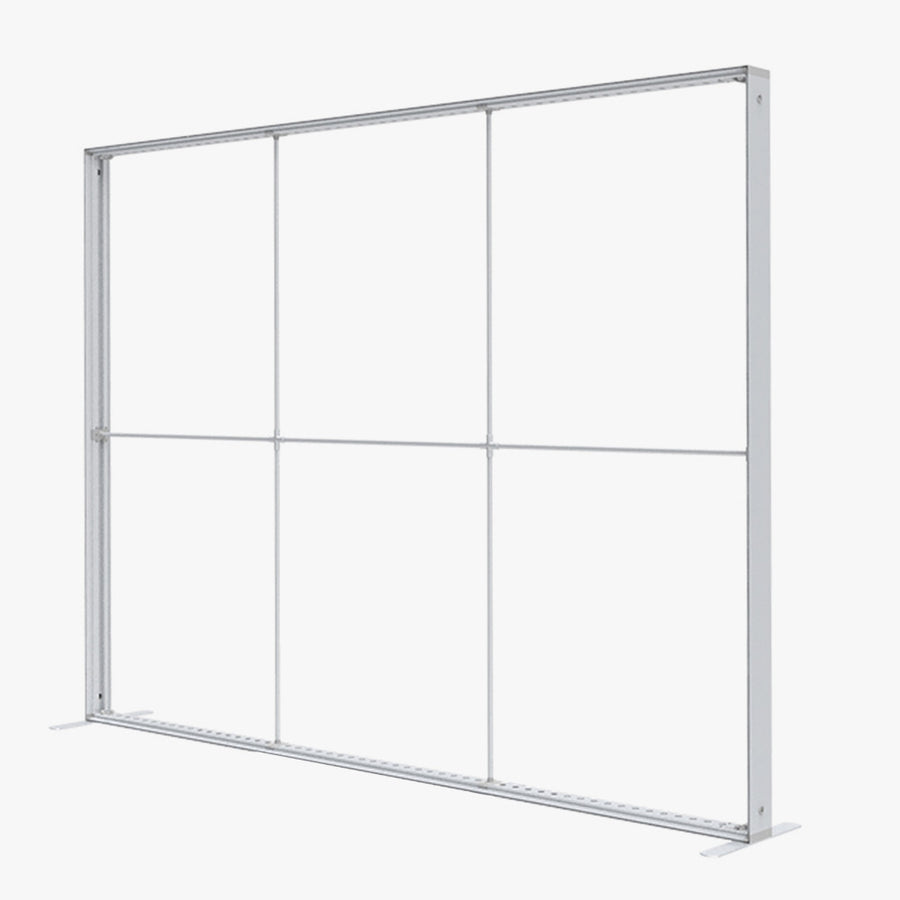 Bare aluminum lightbox frame of the 10ft SEG backlit display (hardware only)