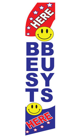 Best Buys Here econo feather flag, 16 ft, single-sided, design 0211