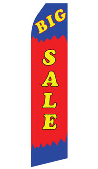 Big Sale econo feather flag, 16 ft, single-sided, design 1507