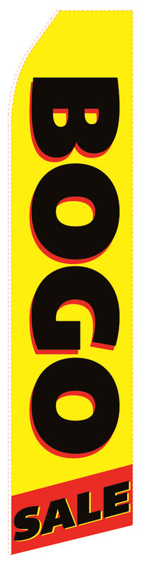 BOGO Sale econo feather flag, 16 ft, single-sided