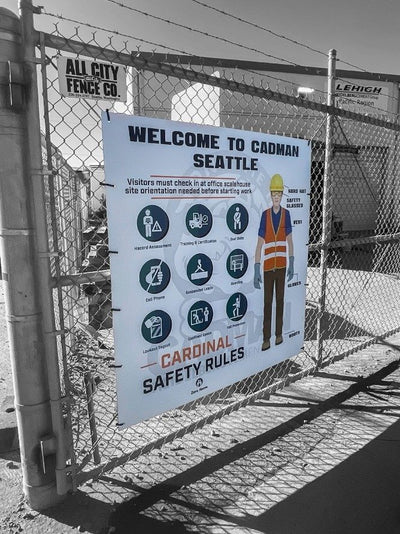 Cadman reflective safety and scale house signs by Ardor Printing, view 6