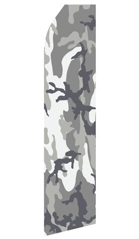 Camo econo feather flag, 16 ft, single-sided, design 1019
