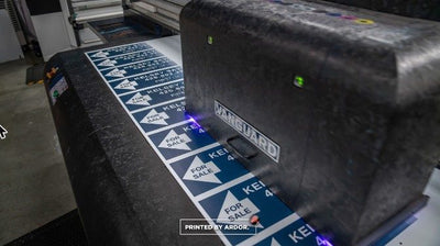 Coroplast signs printed on a UV flatbed printer by Ardor Printing, view 2