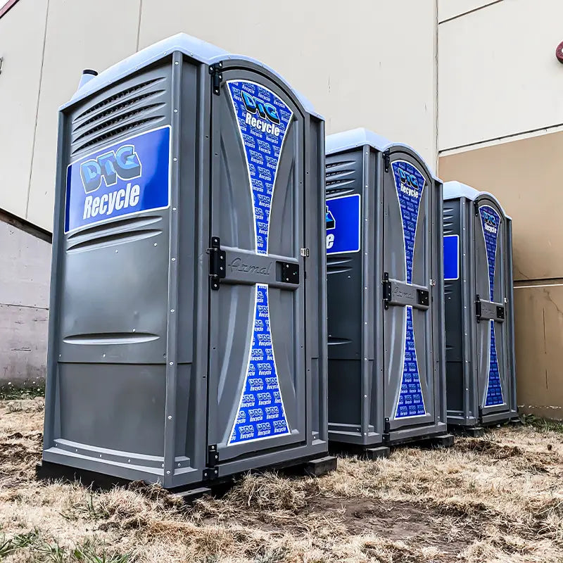 Custom printed reflective decals we did for DTG Recycle's new portable restroom division in Woodinville, WA