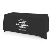 Custom table throw, three-quarter right view, Ardor Printing