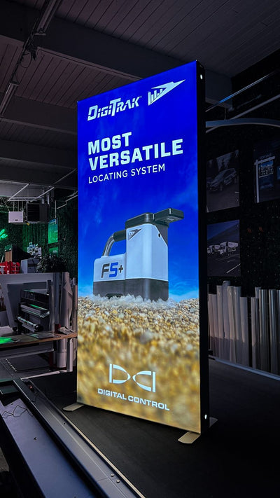 DigiTrak F5+ backlit SEGO fabric lightbox display by Ardor Printing, view 19