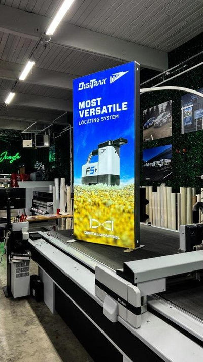 DigiTrak F5+ backlit SEGO fabric lightbox display by Ardor Printing, view 29