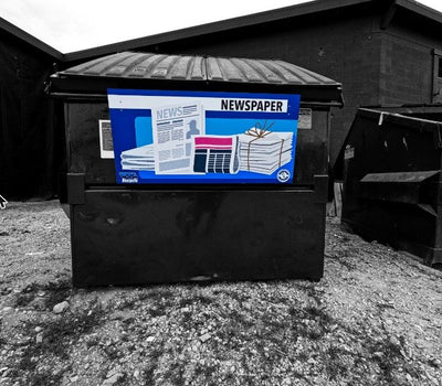 DTG Recycle safety and wayfinding signs by Ardor Printing, view 5