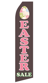 Easter Sale econo feather flag, 16 ft, single-sided