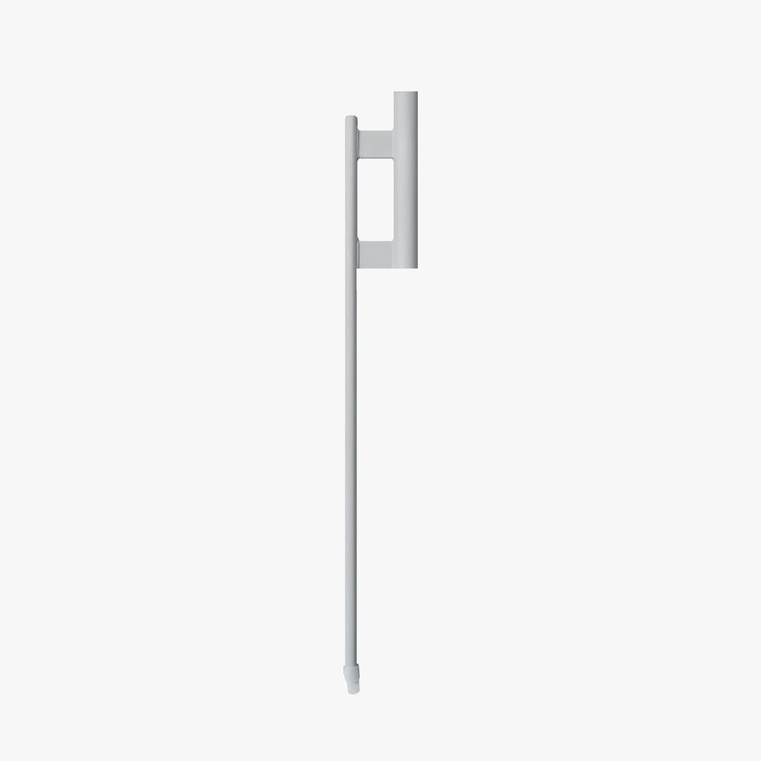 Steel ground spike for econo flags
