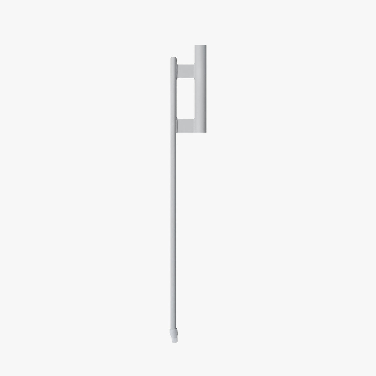 Steel ground spike for econo flags