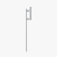 Steel ground spike for econo flags