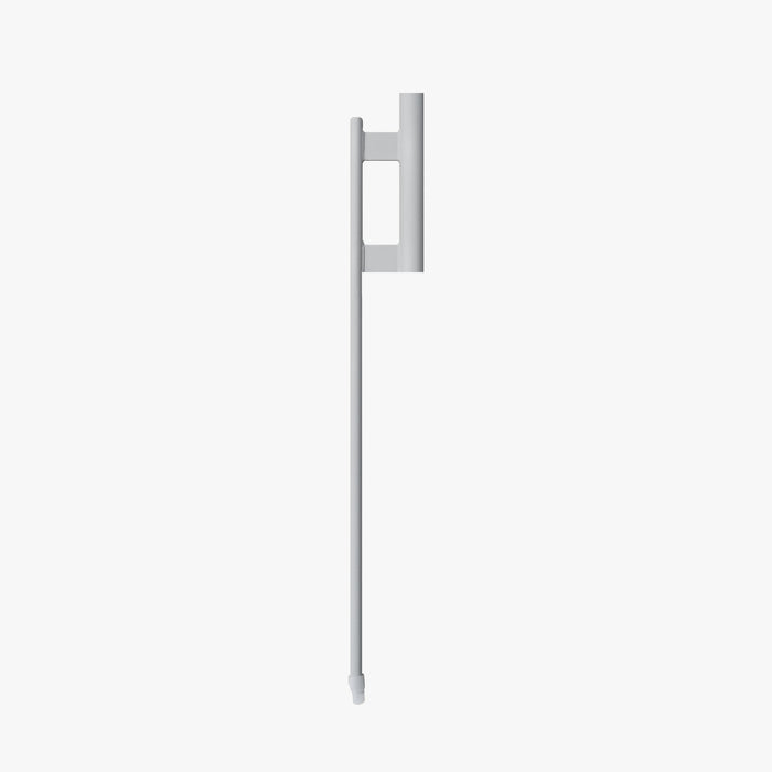 Steel ground spike for econo flags