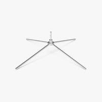 Folding cross base for feather, teardrop and rectangle flags