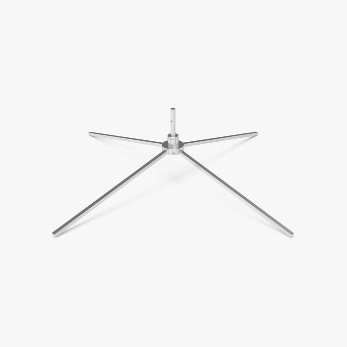 Folding cross base for feather, teardrop and rectangle flags